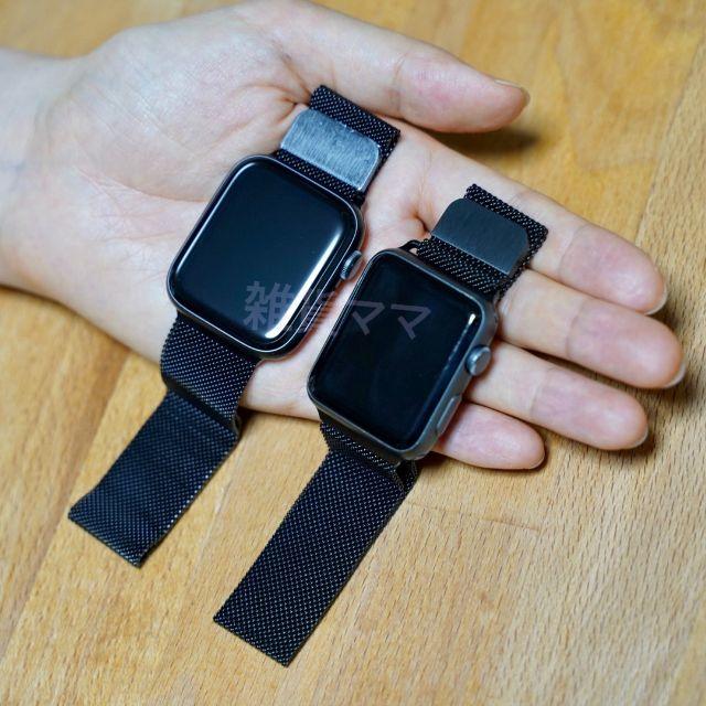 Apple Watch ステンレスバンド ブラック アップルウォッチ スマホ/家電/カメラのオーディオ機器(その他)の商品写真