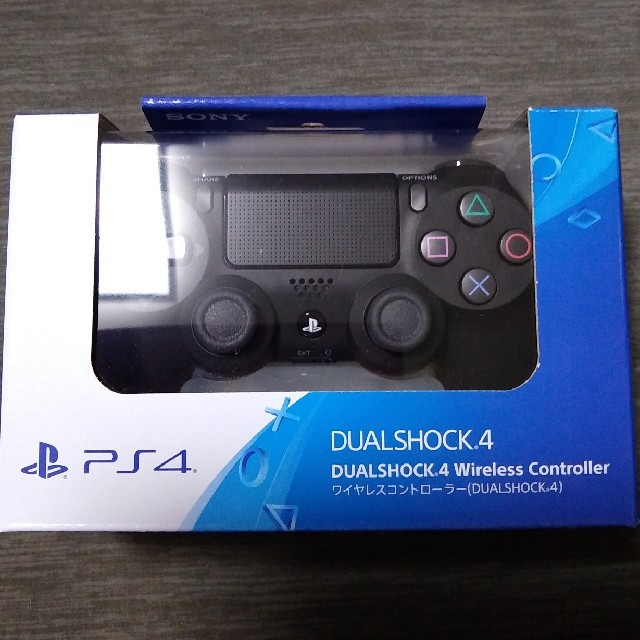 【新品未開封】PS4 ワイヤレスコントローラー　ジェットブラック