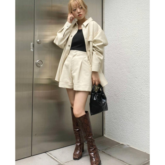 EVRIS - EVRIS レザージャケットの通販 by may shop|エヴリス EVRIS - EVRIS レザージャケットの通販 by may shop|エヴリス