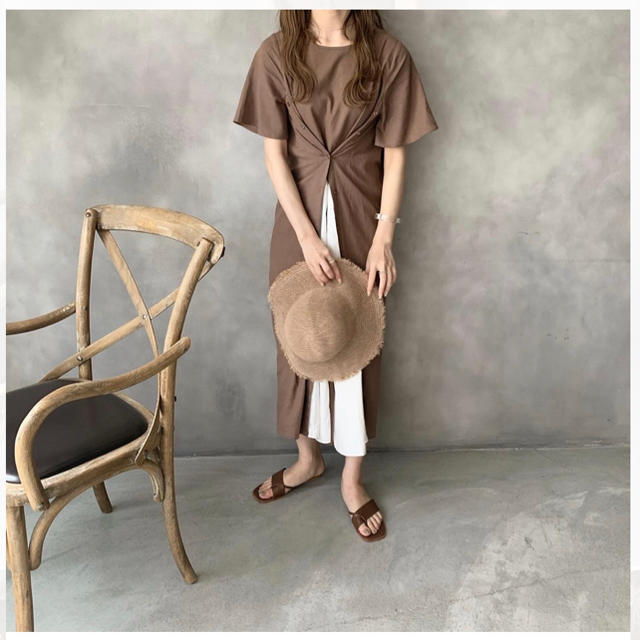 amiur 2wayワンピース　brown