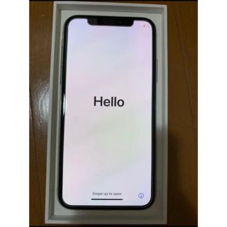 アップル(Apple)のiPhoneX 64G silver(スマートフォン本体)