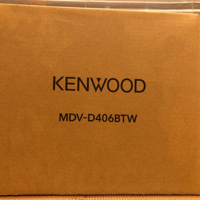 【新品】カーナビ　KENWOOD MDV-D406BTW