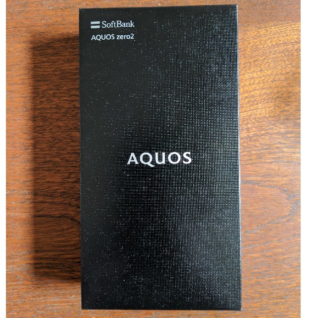 SHARP(シャープ)の【早い者勝ち】AQUOS zero2 アストロブラック SIMフリー新品未使用 スマホ/家電/カメラのスマートフォン/携帯電話(スマートフォン本体)の商品写真