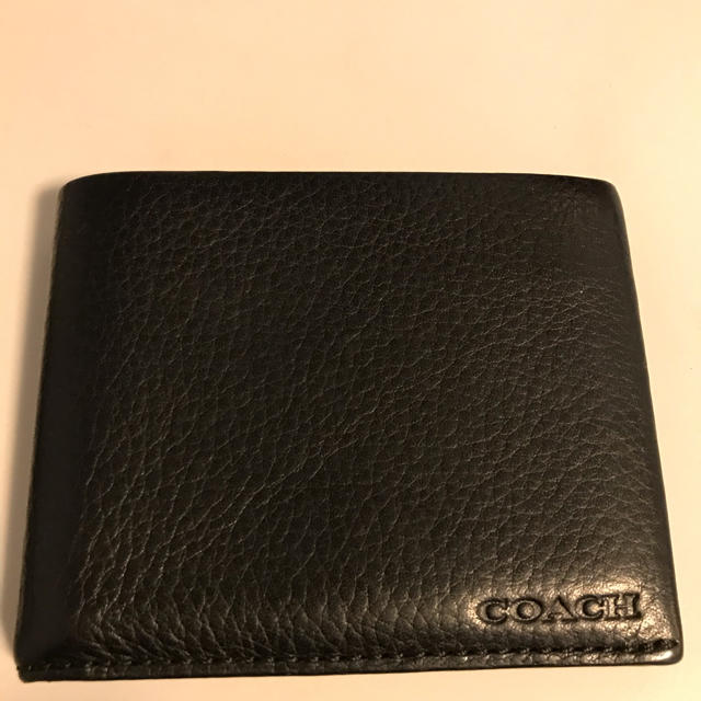 COACH(コーチ)のコーチ　二つ折り財布　黒 メンズのファッション小物(折り財布)の商品写真