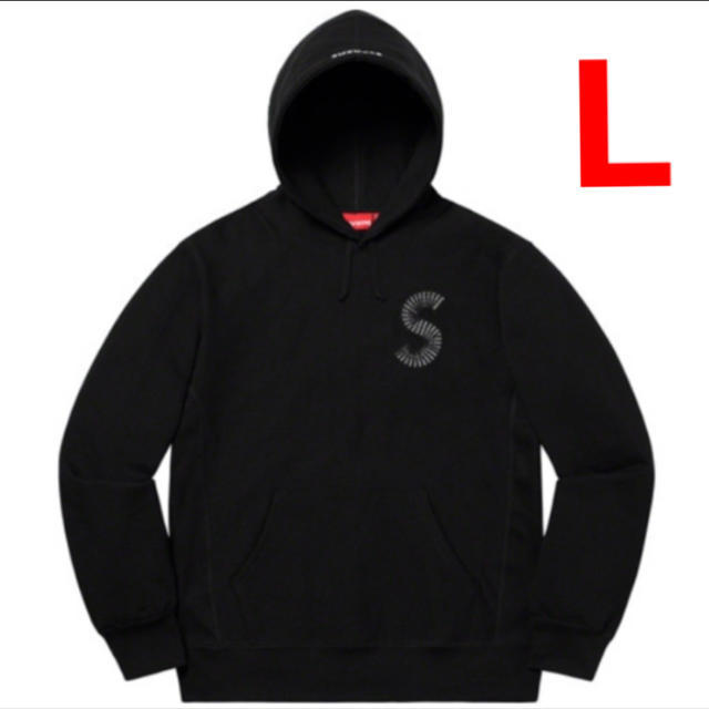 【L】Supreme S Logo Hooded Sweatshirt Sロゴ