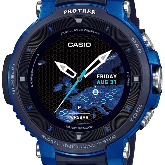 未使用品 CASIO PROTREK Smart WSD-F30-BU