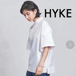 ハイク(HYKE)のHYKE 切り替えシャツ　1  白(シャツ/ブラウス(半袖/袖なし))
