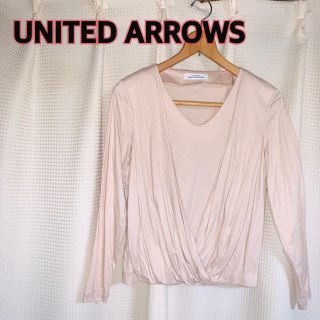 ユナイテッドアローズグリーンレーベルリラクシング(UNITED ARROWS green label relaxing)のユナイテッドアローズ⭐︎カシュクールカットソー トップス38⭐︎グリーンレーベル(カットソー(長袖/七分))