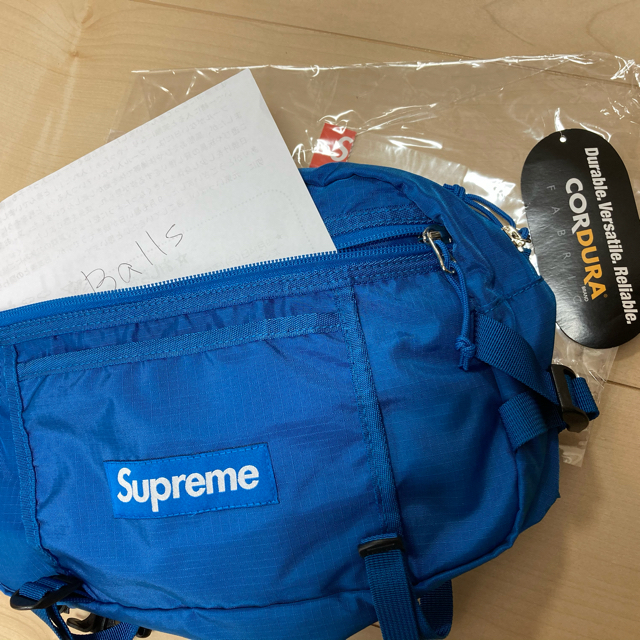 Supreme - 16ss Supreme ウエストバッグ blueの通販 by Balls's shop ...