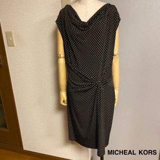 マイケルコース(Michael Kors)の【MICHEAL KORS】マイケルコース  カットソー　柄　ワンピース(ミニワンピース)