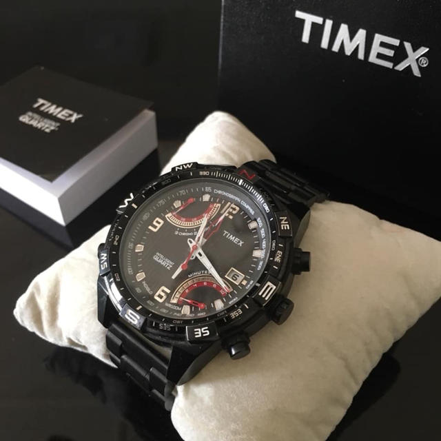 TIMEX タイメックス メンズ　腕時計　黒　ブラック　T49865 timex