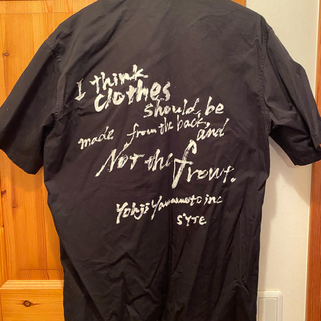 YohjiYamamotoのSS'yte Message Zipper Shirt