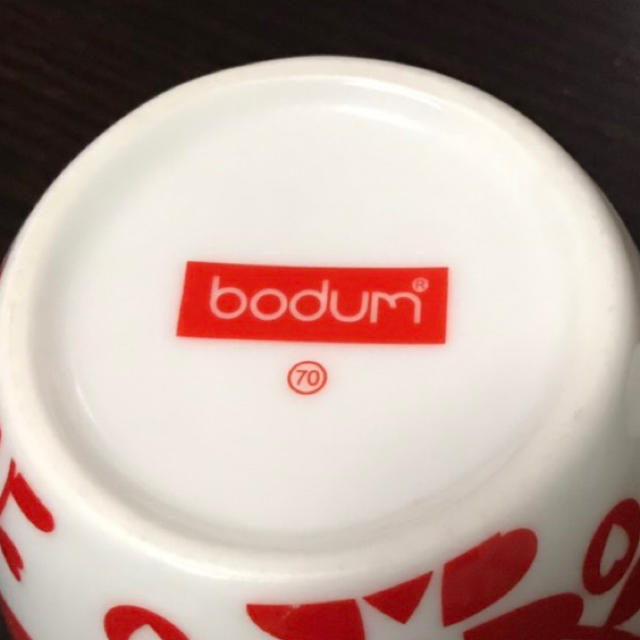 bodum(ボダム)の再値下げ!!!bodum カップ＆ソーサー 2セット インテリア/住まい/日用品のキッチン/食器(食器)の商品写真