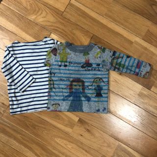 デニムダンガリー(DENIM DUNGAREE)のデニムタンガリー　シャツ　80サイズ(シャツ/カットソー)