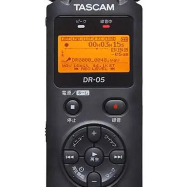 TASCAM リニアPCMレコーダー DR-05VER2-JJ 楽器のレコーディング/PA機器(その他)の商品写真