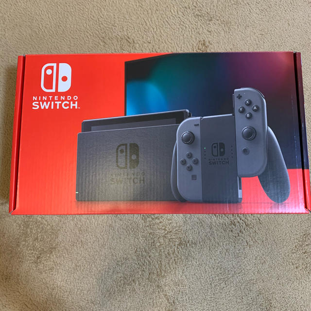 新品未開封】Switch 任天堂スイッチ 本体 グレー ニンテンドウ 新品未開封】Switch 任天堂スイッチ 本体 グレー ニンテンドウ