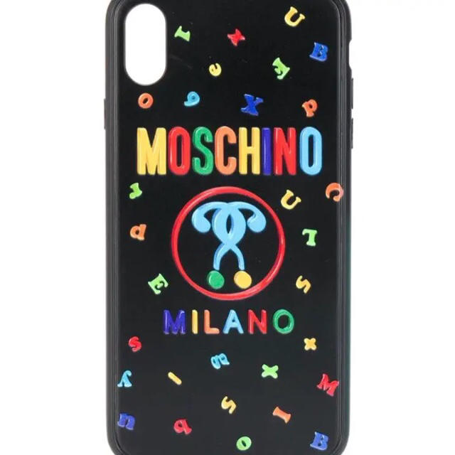 MOSCHINO モスキーノ iPhone XS Max ケース アルファベット