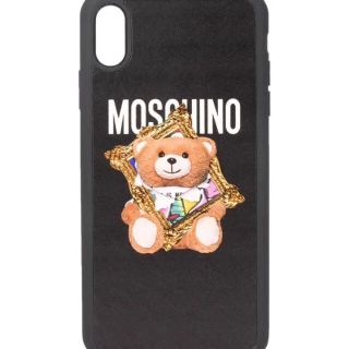 モスキーノ(MOSCHINO)のMOSCHINO モスキーノ iPhone XS Max ケース 額縁テディベア(iPhoneケース)