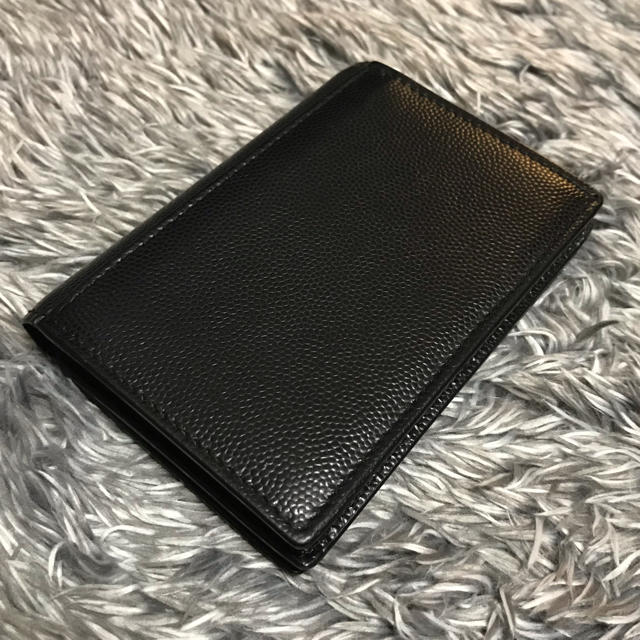 Saint Laurent(サンローラン)の【美品】SAINT LAURENT 名刺入れレザー 黒  メンズのファッション小物(名刺入れ/定期入れ)の商品写真