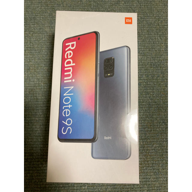 新品未開封 xiaomi redmi note 9s 国内版 本体 ホワイト