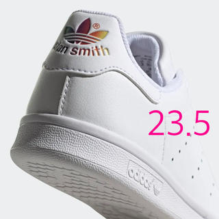 アディダス(adidas)のスタンスミス　アディダス　レインボー　ホワイト　23.5(スニーカー)