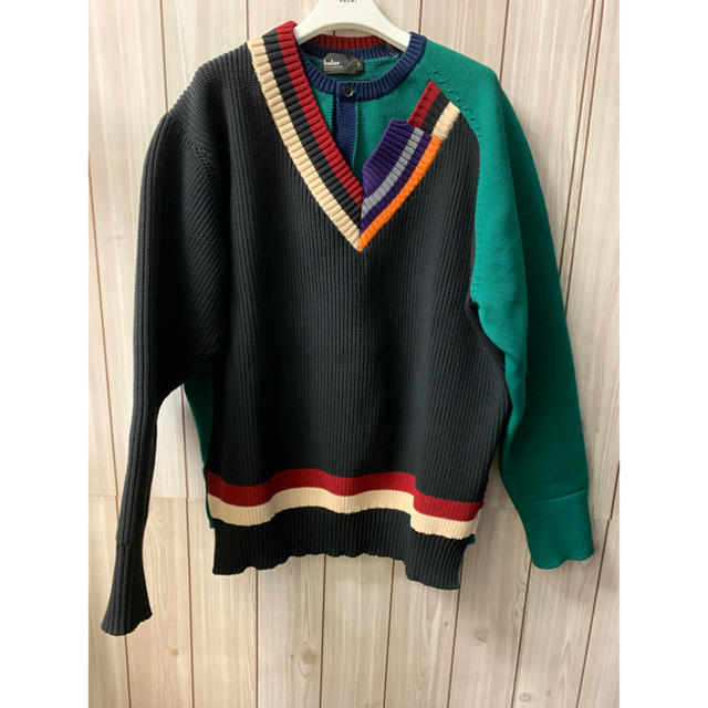 kolor - kolor20ssクレイジーパターンニットの通販 by かず's shop