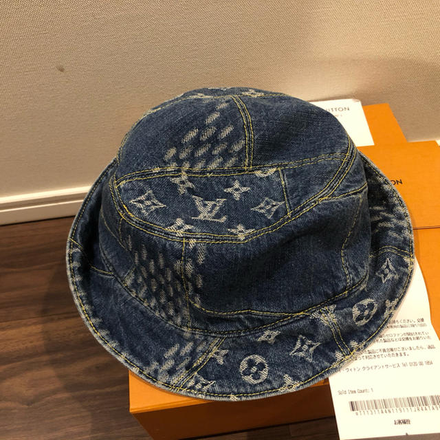 柔らかい ヴィトン ハット 新品、未使用 モノグラム ルイ・ヴィトン バケット nigo louis LV *NIGO 帽子58cm vuitton 