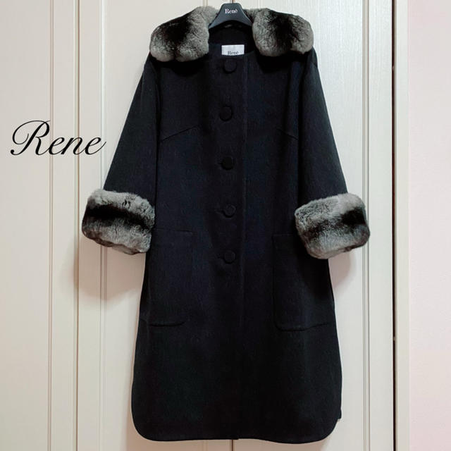 ご成約済みです【Rene】受注会DM掲載チンチラカシミヤコート定価61.5万円