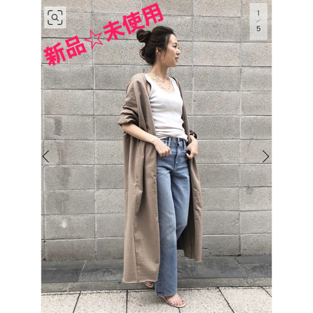 L'Appartement DEUXIEME CLASSE(アパルトモンドゥーズィエムクラス)のAMERICANA ☆Sweat Long Cardigan レディースのトップス(カーディガン)の商品写真