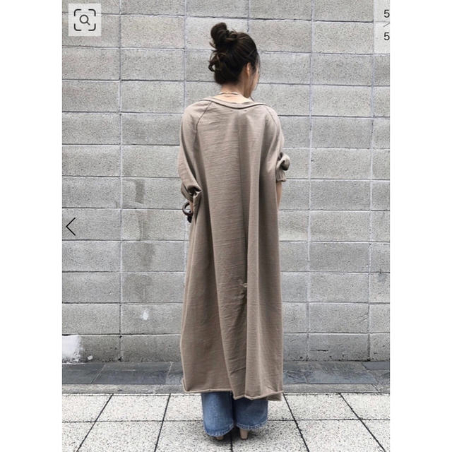 L'Appartement DEUXIEME CLASSE(アパルトモンドゥーズィエムクラス)のAMERICANA ☆Sweat Long Cardigan レディースのトップス(カーディガン)の商品写真