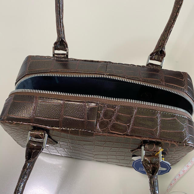 お値引き！サンバッグ坂本クロコダイルハンドバッグ レディースのバッグ(ハンドバッグ)の商品写真