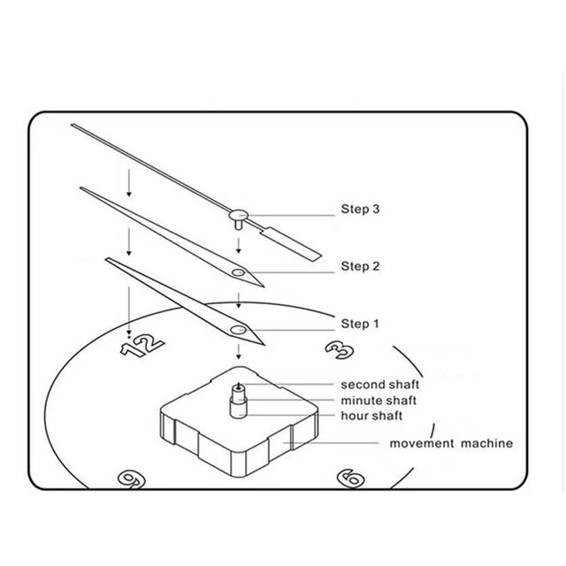 3Dウォールクロック DIY壁時計 ウォールステッカー ブラック 韓国 インテリア/住まい/日用品のインテリア小物(掛時計/柱時計)の商品写真