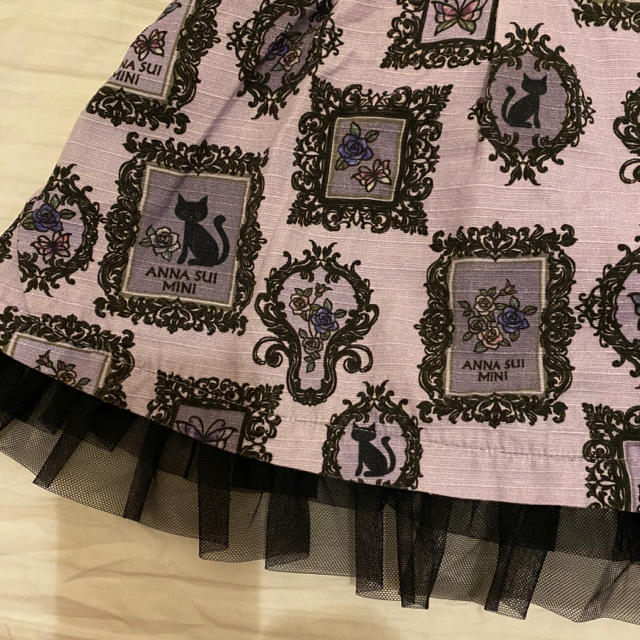 ANNA SUI mini(アナスイミニ)の1回着用　アナスイミニ  100 110 完売ワンピース キッズ/ベビー/マタニティのキッズ服女の子用(90cm~)(ワンピース)の商品写真