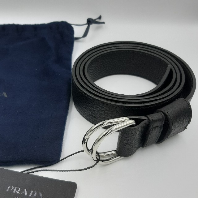 PRADA(プラダ)のPRADA　ロゴ入りベルト　サイズ100 メンズのファッション小物(ベルト)の商品写真