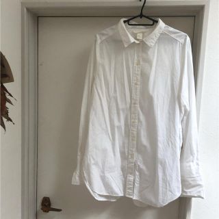 エイチアンドエム(H&M)のH&M 白シャツ(シャツ/ブラウス(長袖/七分))