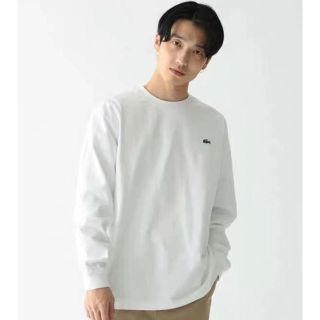 ビームス(BEAMS)のLACOSTE × BEAMS / 別注 ビッグ ワニ ロングスリーブ Tシャツ(Tシャツ/カットソー(七分/長袖))