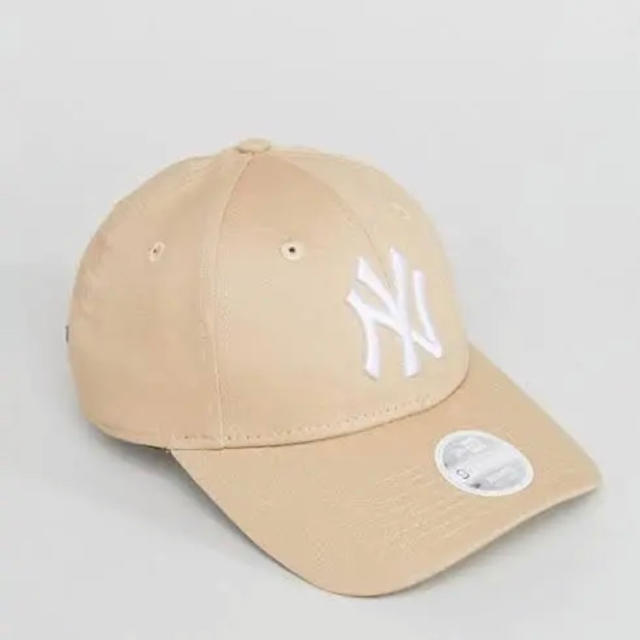 New Era NY ニューエラ ヤンキース キャップ ベージュ 新品未使用