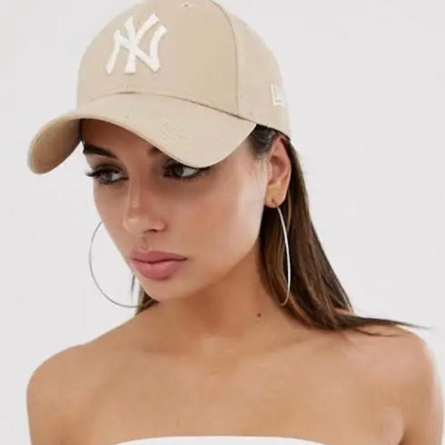 New Era NY ニューエラ ヤンキース キャップ ベージュ 新品未使用