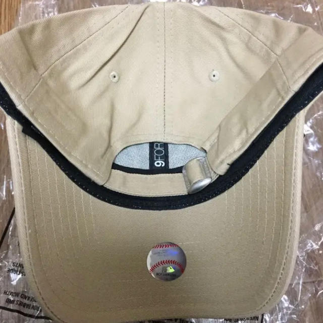 New Era NY ニューエラ ヤンキース キャップ ベージュ 新品未使用