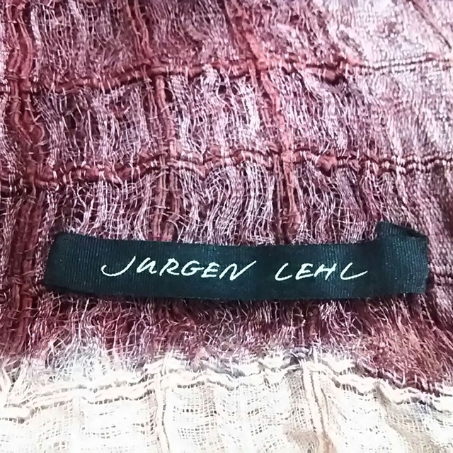 Jurgen Lehl(ヨーガンレール)のヨーガンレール ストール(ショール)美品  レディースのファッション小物(マフラー/ショール)の商品写真