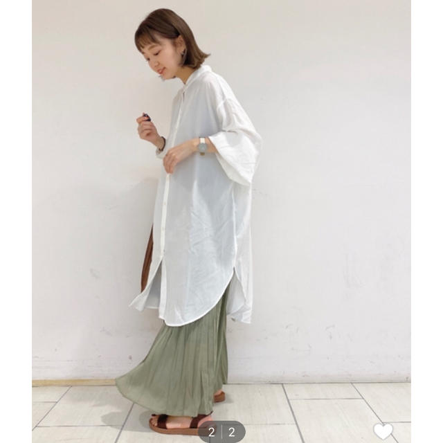 Kastane(カスタネ)のベビーシャイニースカート レディースのスカート(ロングスカート)の商品写真