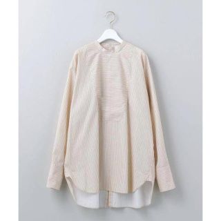 ユナイテッドアローズ(UNITED ARROWS)の6 roku stripe band collar shirts (シャツ/ブラウス(長袖/七分))