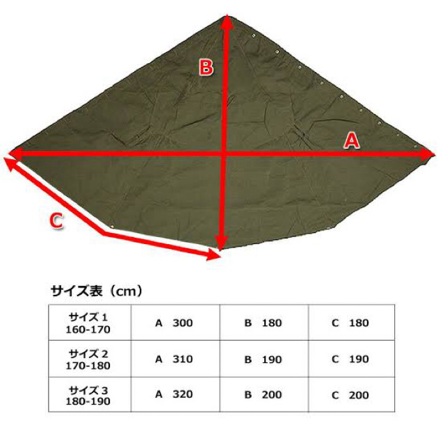 ポーランド軍 200x年製ペア ポンチョテント サイズ2 170-180