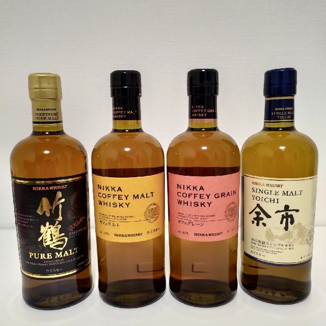 カフェモルト&グレーン&竹鶴NV&余市NV - carolinagelen.com
