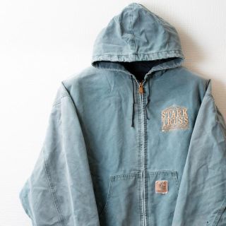 カーハート(carhartt)のもぐら様専用カーハート ダック地　アクティブジャケット　刺繍　メッシュ裏地(カバーオール)