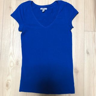 ザラ(ZARA)の【used】ZARA ブルー Tシャツ トップス(Tシャツ(半袖/袖なし))