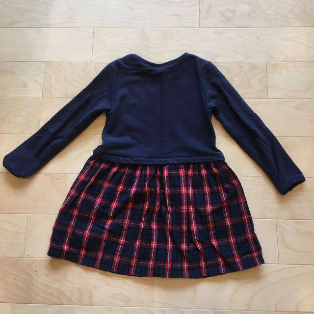 MUJI (無印良品)(ムジルシリョウヒン)の子供服　ワンピース　無印良品　サイズ110 キッズ/ベビー/マタニティのキッズ服女の子用(90cm~)(ワンピース)の商品写真