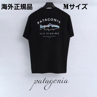 パタゴニア(patagonia)の夏物売り尽くしセール　patagonia　半袖Tシャツ　ブラック　Mサイズ(Tシャツ/カットソー(半袖/袖なし))