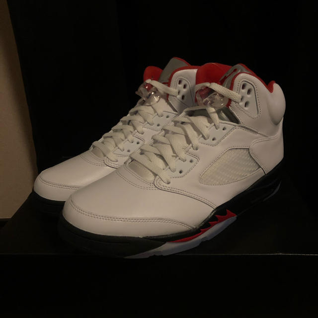 air jordan5 fire red 29cmメンズ