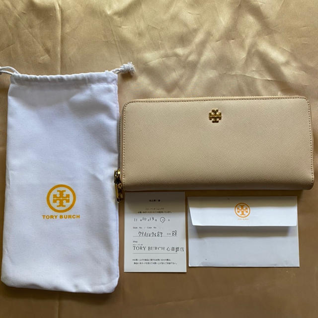 Tory Burch(トリーバーチ)のトリーバーチラウンドファスナー長財布　汚れ等発見の為お値下げしました。 メンズのファッション小物(長財布)の商品写真